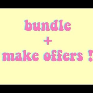 Bundle up and make offers
